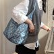 thumbnail image 4 of Bolso espacial de moda para mujer con cremallera acolchada enrejado bolso de invierno de cuero ligero Hugtrwg Para estrenar, 4 of 9