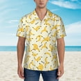 thumbnail image 4 of Bixox Men's Hawaiian Shirts Men's Banana Print Short-Sleeve Shirt-Small, 4 of 8