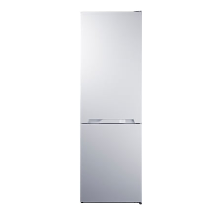 Summit 24  Bottom Freezer Refrigerator  Counter Depth Refrigerator- Freezer  With Ice Maker  White - FFBF121WIM
