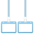 thumbnail image 2 of Clearout Tool Series:Light Blue 2Pc Vaccination Record 4X3 Inch Card Holder Vaccine Hard Plastic Card Holder (Including Rope) Vaccination Card Protector Holder 4, 2Pc Card Holder, By Meiiso, 2 of 9