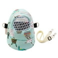 thumbnail image 1 of Pet Bag Side Zipper Shoulder Belt Vent Hole Window Small Pet Rabbit Cage Hamster Carrier for Outdoor, 1 of 10