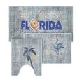 thumbnail image 2 of SussexHome the US States Design 3 Piece Bathroom Rugs Set - Non-Slip Ultra Thin Bath Rugs for Bathroom Floor - Washable Cotton Bathroom Mats Set, 2 of 11