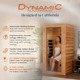 thumbnail image 3 of Dynamic Saunas Elite 1 Person Compact Ultra Low EMF FAR Infrared Home Sauna, 3 of 11