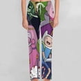 thumbnail image 2 of Adventure Time Pajamas Pants 3D Printing Wide Leg PJ Pant Loungewear Casual Comfy Sleepwear Lounge Pants for Men WomenS, 2 of 9