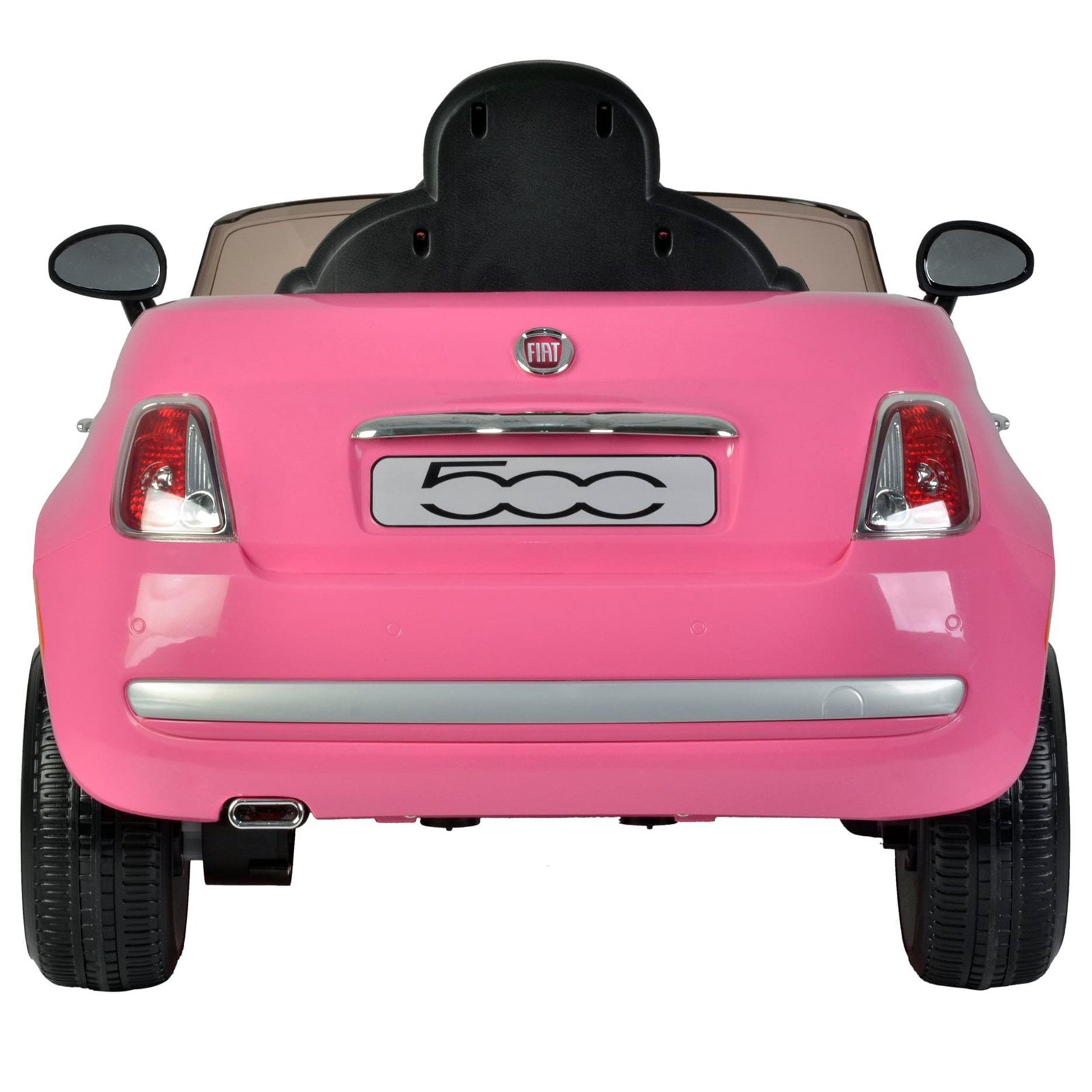 pink fiat 500 electric car