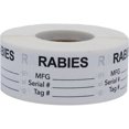 thumbnail image 1 of Labels - Rabies Pet Warning Veterinary | 1 x 1.5" - 500 Pack, 1 of 2
