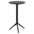 thumbnail image 1 of Siesta ISP122-BLA 24 Po. Table de Bar Pliante Ronde Ciel&44; Noir, 1 of 1