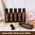 thumbnail image 2 of Travel Bottles for Toiletries 6 PCS 3.4oz/100ml Travel Size Containers Plastic Lotion Bottles TSA Approved Leak Proof Squeeze Bottles with Flip Cap for Toiletries, Shampoo & Lotion (Brown), 2 of 6