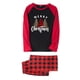 thumbnail image 2 of Pijamas navideños familiares Fiomva, conjuntos a juego para parejas, adultos y niños, ropa de dormir navideña, pijamas navideños., 2 of 5