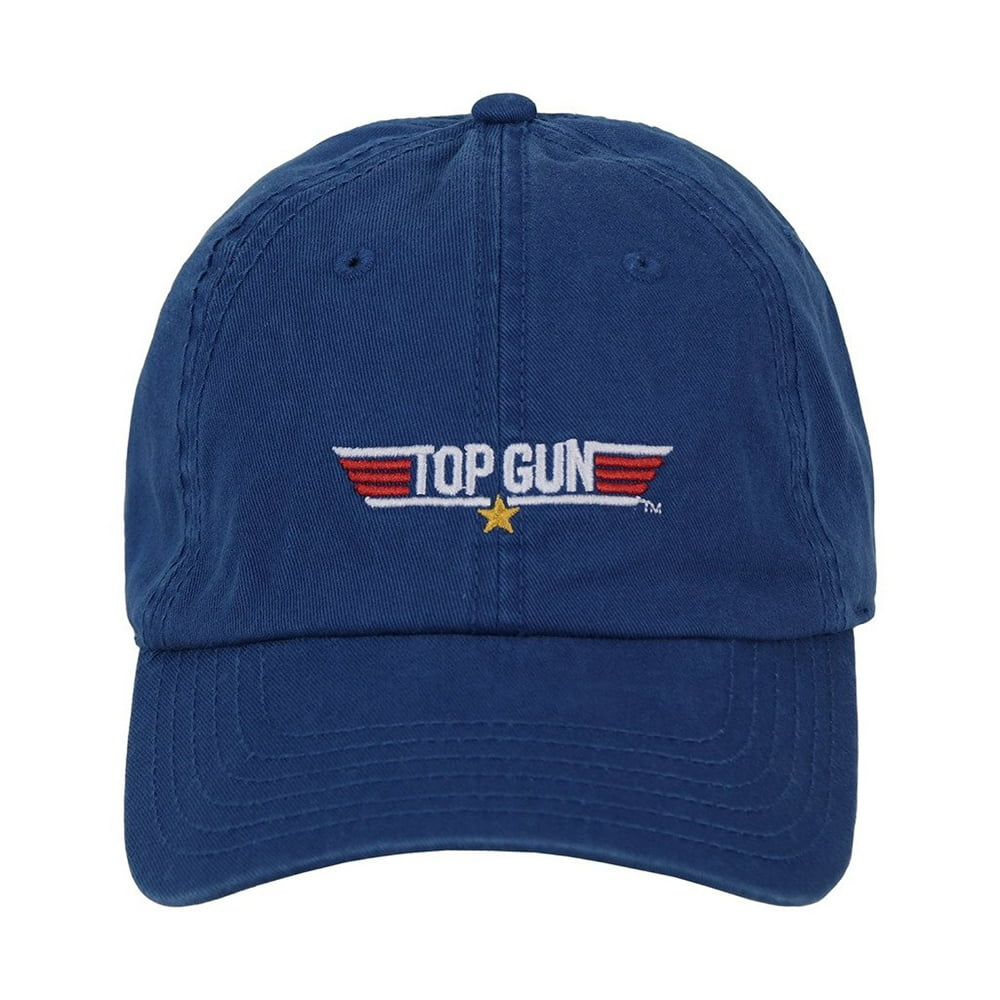 Top Gun Logo Navy Blue Adjustable Baseball Cap - Walmart.com - Walmart.com