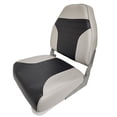 thumbnail image 4 of Horizon Manufacturing 1002-ABC 21.5 in. Fold Down High Back Boat Seat, Grey & Charcoal, 4 of 4