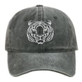 thumbnail image 1 of Visor Style Distressed Washed Baseball Cap with Embroidery for Outdoor Casual Wear Unisex Sun Shield Visor Fashion Accessory, 1 of 3