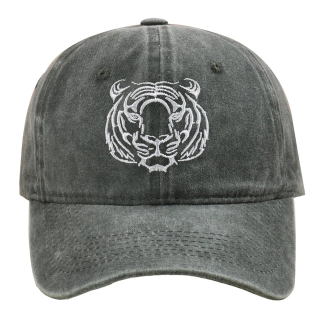 Visor Style Distressed Washed Baseball Cap with Embroidery for Outdoor Casual Wear Unisex Sun Shield Visor Fashion Accessory