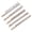 Style 4-Golden Daily Rhinestone Bobby Pin Set(Set of 5), variant on MIALLO Fashion Silvery & Golden Bobby Pins 4 Pack, Sparkly Full Rhinestone Hair Clips, Delicate Everyday Hair Accessories for Women and Girls