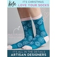 thumbnail image 7 of Kalon 6 Pack Women's Christmas Crew Socks Gift Set (6-9, Cute Christmas), 7 of 7