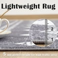 thumbnail image 6 of Junovo 5'x8'Gray Washable Non-Slip Low Pile Moroccan Geometric Area Rug for Living Room, 6 of 7