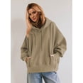 thumbnail image 4 of Womens Oversized Hoodies Casual Long Sleeve Drawstring Sweatshirts Pullover Fall Winter Outfits, 4 of 6