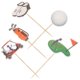 thumbnail image 4 of 5pcs Golf Themed Cupcake Topper Cake Decoration Cake Pick Cupcake Decorations, 4 of 4