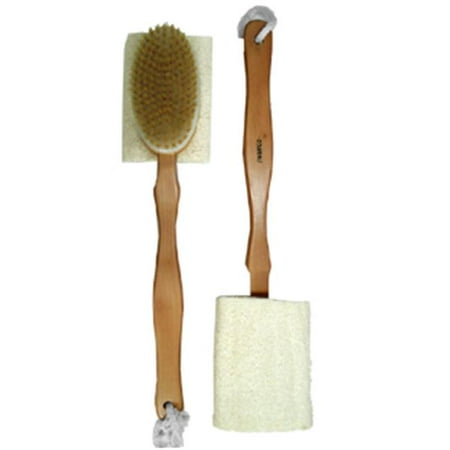 swissco sided brush bath wooden double