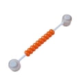 thumbnail image 2 of HILABEE Tableau d'Activités en Perles Matériel d'Accessoires Bricolage Tableau Sensoriel de Motricité Fine pour Jeu Orange, 2 of 7