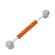 thumbnail image 2 of Tablero de actividades para contar cuentas, tablero sensorial de juguete para aprender habilidades básicas Naranja, 2 of 7