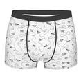 thumbnail image 4 of Goofa Airplane Printed Men's Boxer Briefs Underwear, Moisture-Wicking Underwear, Trunk,Soft and Breathable Cotton Underwear-Small, 4 of 9