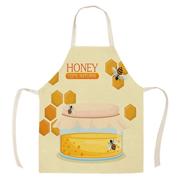 Dsscvnef Festival Printed Linen Sleeveless Apron Kitchen Oil and Stain Sleeveless Cover Kitchen Apron Men Apron Cooking Aprons for Men Kitchen by Dozen