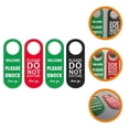 thumbnail image 1 of OULII 2Pcs Double Sided Door Sign Green Modern Warning Sign For Office Use, 1 of 8