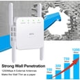 thumbnail image 3 of YiLBX 2.4G/5G Dual Band WiFi Repeater 1200Mbps Range Extender Wifi Signal Booster, 3 of 12