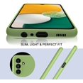 thumbnail image 3 of Case for Samsung Galaxy A13 5G, Thin TPU Cover with Camera Protection Soft Interior Anti-Scratch Slim Fit Flexible Phone Case for Galaxy A13 5G - Green, 3 of 7