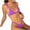 Purple, variant on UTSJKR Thong Bikini Sets for Women - String Micro Bikinis Flattering 2 Piece Swimsuit Halter Triangle Brazilian Bathing Suit Sky Blue S