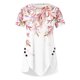 thumbnail image 5 of Blusas de Manga Corta para las Mujeres Botón Impreso Cuello Redondo Top Casual, Blusas para las Mujeres Casual, 5 of 5