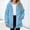 Blue, variant on Girls Fleece Jacekts with Hood Long Sleeve Zip Up Lightweight Warm Casual Kids Winter Coat Pink 14-15Years