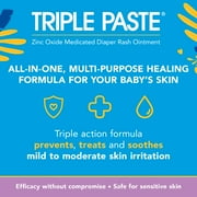 Triple Paste Multipurpose Diaper Rash Cream with Sheer Zinc, 2 oz