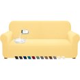 thumbnail image 2 of Waterproof Sofa Cover Non-Slip High Stretch 1 Piece Water Repellent Couch Slipcover with Elastic Straps, Washable Sofa Protector Four Seasons Universal, 2 of 5