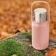 thumbnail image 4 of Acero inoxidable termoaislado, taza de agua con separador de té, 800ml, portátil para deporte al aire libre, aislada, de 316, para camping, para viaje, apta para exterior, plegable, de, 4 of 9