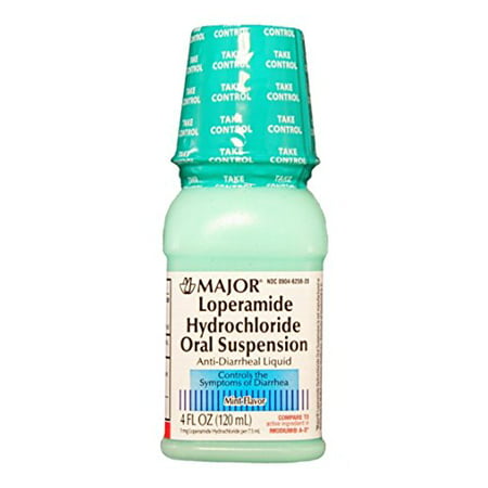 Major lopéramide Hydrochloride Oral antidiarrhéiques des solides en suspension 4 Oz