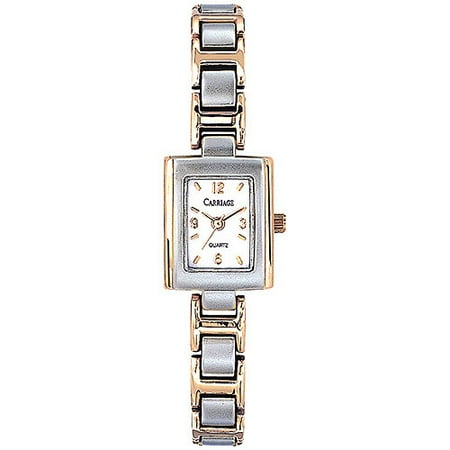 Timex Carr Wms Drs Wht Squ
