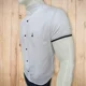 thumbnail image 3 of Camisa Manga Corta Slim Fit Hombre Casual Vestir Cuello Mao, 3 of 8