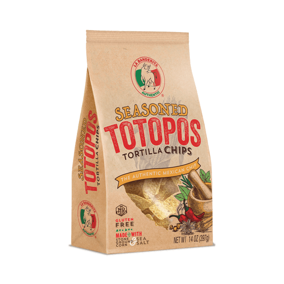 La Banderita Seasoned Totopos Tortilla Chips 14 oz