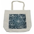 thumbnail image 1 of Diamond Shopping Bag, Diamonds Backdrop Carbon Atoms in Cubic Structure Superlative Physical Objects Art, Eco-Friendly Reusable Bag for Groceries Beach and More, 15.5" X 14.5", Cream, by Ambesonne, 1 of 2