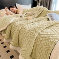 thumbnail image 6 of ZZkhGO Extra Thick Double Layer Flannel Blanket, Warm Cozy Fleece Throw for Bed Couch, Heavy Weight Nap Cover Blanket, 6 of 6