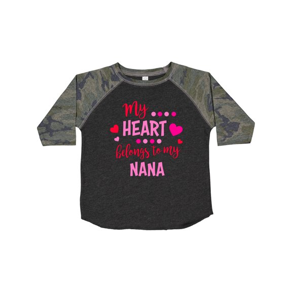 Inktastic My Heart Belongs to My Nana Boys or Girls Toddler T-Shirt