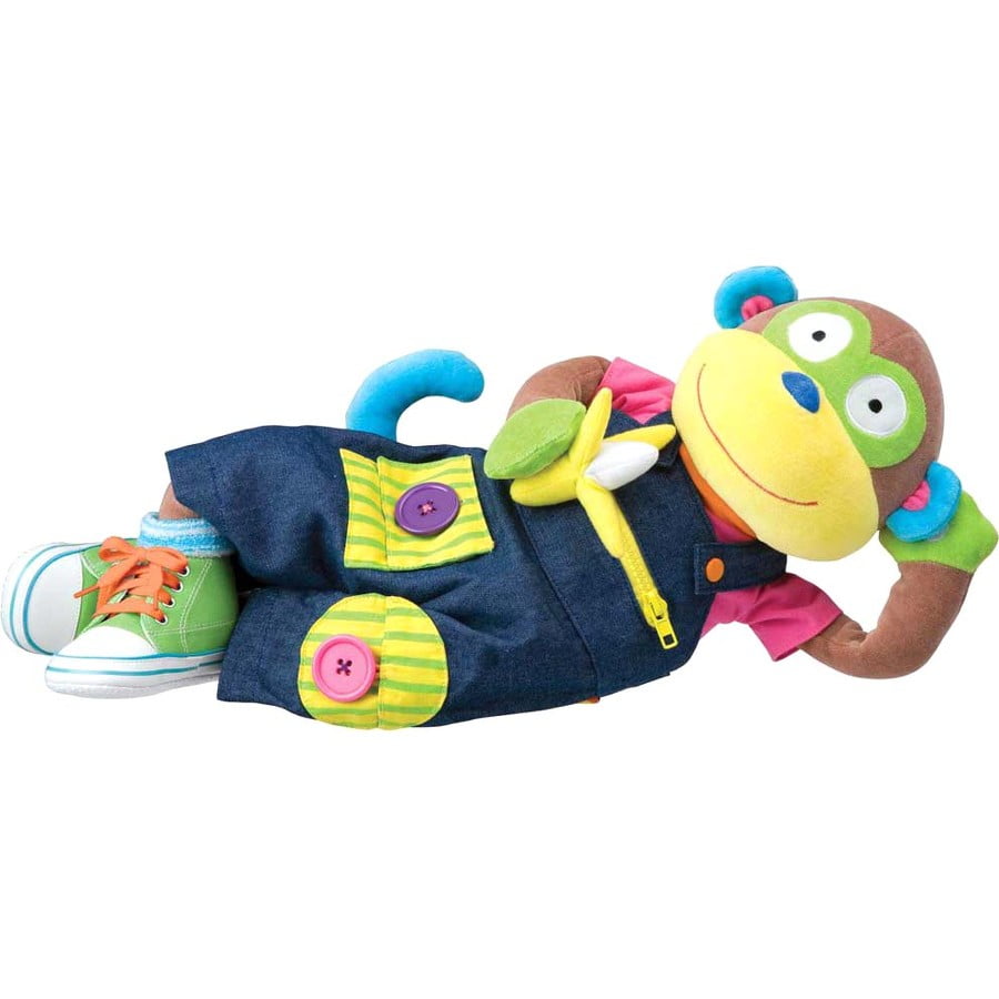alex toys little hands learn to dress monkey