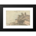 thumbnail image 2 of Capt. Francis Grose 14x11 Black Modern Framed Museum Art Print Titled - Chapel of St. Michael's Mount (1786), 2 of 5