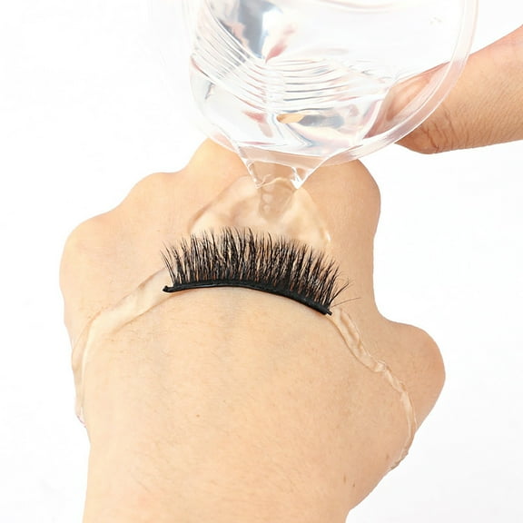 False Eyelash Self- Strips with Glue for Effortless Daily Application