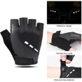 thumbnail image 4 of INBIKE Cycling Gloves 3MM Gel Pad Half Finger Biking Gloves Riding MTB Black Sizes M-XL, 4 of 6