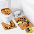 thumbnail image 4 of Tigger 4 Pcs Shower Curtain Sets with Non-Slip Rugs, Toilet Lid Cover and Bath Mat, Cartoon Kids Waterproof Shower Curtain with 12 Hooks, Durable Bathroom Decor 72" x 72", 4 of 8