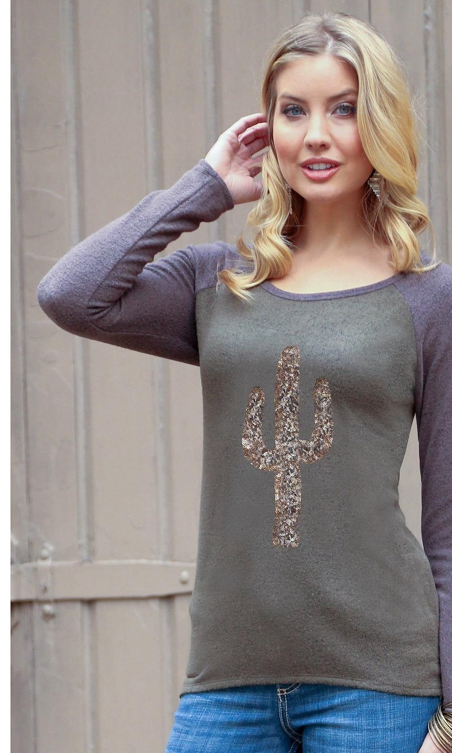 wrangler cactus sweater