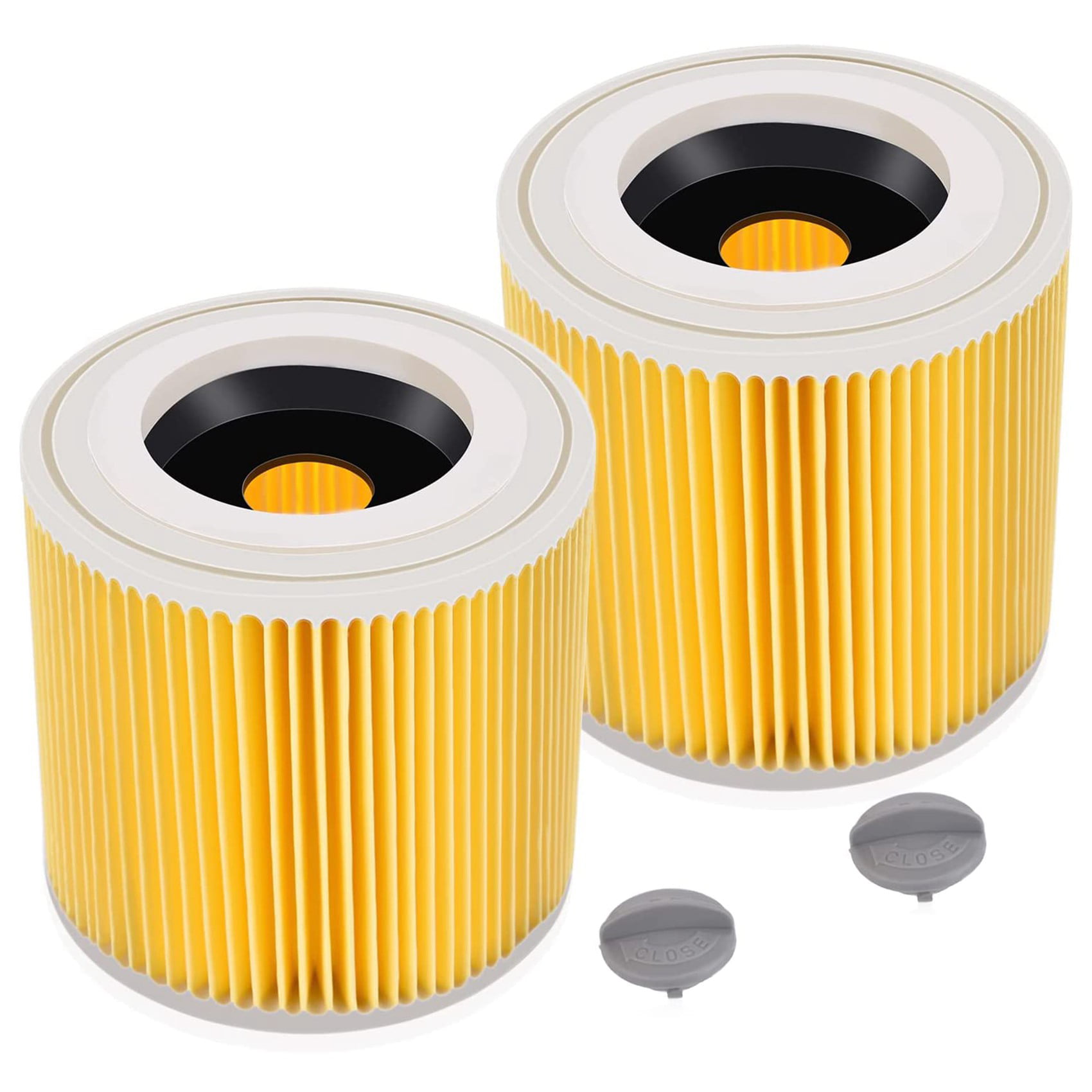 ZALAGA Cartridge Filter for KaRcher WD3 Premium WD2 WD3 WD3P WD3 MV2 MV3 Filter Replacement Filter for KaRcher Vacuum Cleaner -